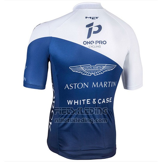 2018 Fietskleding One Pro Wit en Donker Blauw Korte Mouwen en Koersbroek